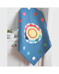 June Table Topper of the Month Sunny Rainbow by Kristy Lea for Riley Blake Designs