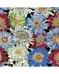 Kaffe Fasset Collective Tropical Water Lilies Contrast by Philip Jacobs for Free Spirit