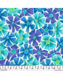 Kaffe Fassett Collective Pinwheels Blue by Philip Jacobs from Free Spirit