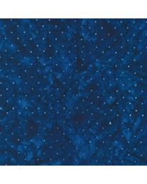 Kasuri Artisan Batiks Dots Navy by Lunn Studios for Robert Kaufman