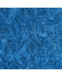 Kasuri Artisan Batiks Foliage Denim by Lunn Studios for Robert Kaufman