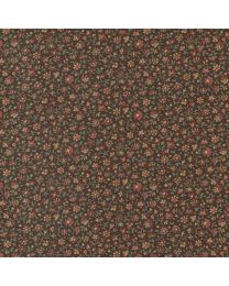Kates Garden Gate Small Floral Brown by Betsy Chutchian for Moda Fabrics