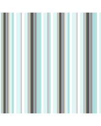 Keyboard Cats Stripe Multicolor by Teresa Magnuson for Clothworks