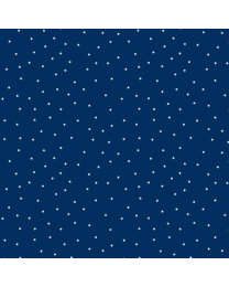 Kimberbell Basic Dots Navy from Maywood Studio