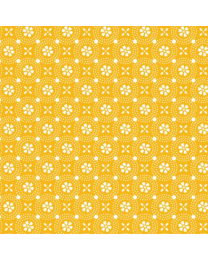 Kimberbell Basic Dotted Circles Yellow from Maywood Studio