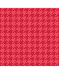 Kimberbell Basic Houndstooth Red  from Maywood Studio