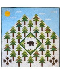 Kodiak in the Woods Quilt Kit from Island Batik