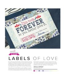 Labels of Love Machine Embroidery Designs from Anita Goodesign