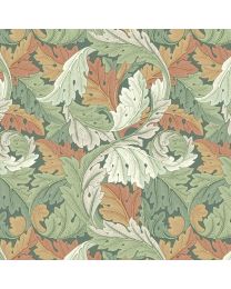 Leicester Large Acanthus Multi by The Originial Morris  Co for Free Spirit Fabrics