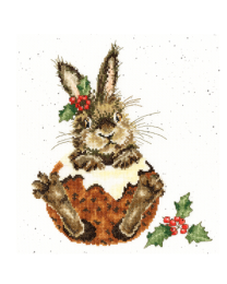 Little Pudding Cross Stitch Kit by Hannah Dale from Bothy Threads