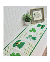Luck of the Irish Table Runner Machine Embroidery Kit