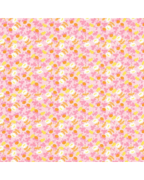 Lucky Rabbit Calico Pink by Heather Ross for Windham Fabrics
