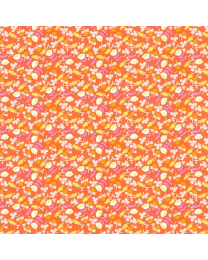 Lucky Rabbit Calico Red Orange by Heather Ross for Windham Fabrics