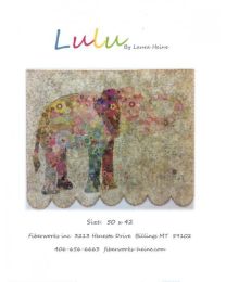 Lulu Elephant Collage Pattern by Laura Heine