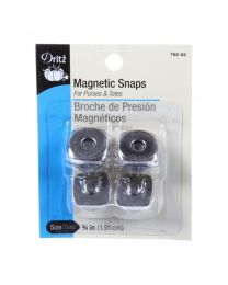 Magnetic Snaps Nickel Finish Square 34 inch from Dritz - 2 sets