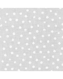 Mini Madness White on White Dots from Robert Kaufman Fabrics