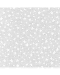 Mini Madness White on White Stars from Robert Kaufman Fabrics