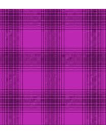 Mix and Mingle Check Fulham Fuchsia from Primo Plaid Flannel by Marcus Fabrics
