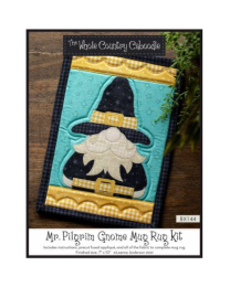 Mr Pilgrim Gnome Mug Rug Kit by Leanne Anderson for Whole Country Caboodle
