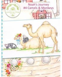 Noahs Journey 4 Camels  Monkeys from Crabapple Hill Studio