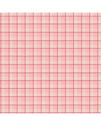 Oh What Fun Christmas Plaid Pink by Elea Lutz for Poppie Cotton