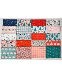 Oh What Fun Fat Quarter Bundle from Poppie Cotton