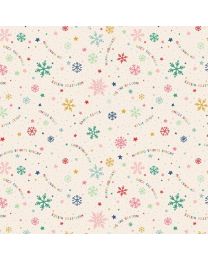 Oh What Fun Snowflake Fun Multi by Elea Lutz for Poppie Cotton