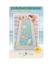 On The Beach Table Runner by Christine Conner for Amelie Scott Designs
