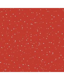 One Snowy Day Snow Dots Red by Hannah Dale for Maywood Studio