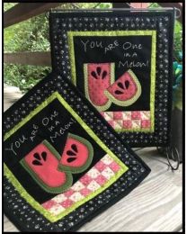One in a Melon Wool and Fabric Kit featuring Calico Patch Pattern