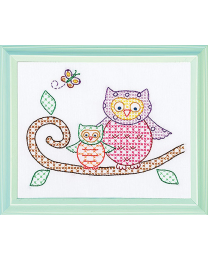 Owl Sampler Pattern 8x10 from Jack Dempsey Inc