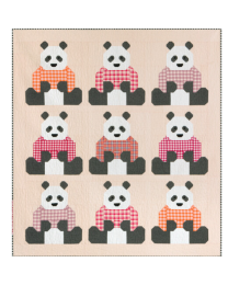Pandas in Sweaters from Elizabeth Hartman and Robert Kaufman