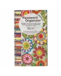 Password Book Fun Flowers 