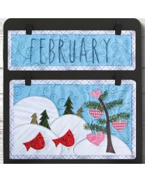 Patchabilities February Calendar Fabric Kit