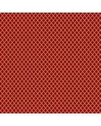 Paulas Companions II Trellis Red by Paula Barnes for Marcus Fabrics