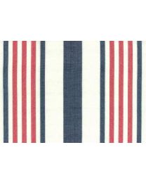 Picnic Point RedNavy Stripes Toweling Fabric by Moda Fabrics 