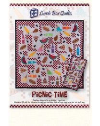 Picnic Time Machine Embroidery Pattern from Lunch Box Quilts