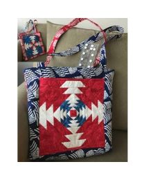 Pineapple Popout Tote Pattern by Jean Ann Wright for Cut Loose Press
