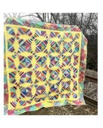 Pineapple Smoothies Quilt Pattern from Cut Loose Press