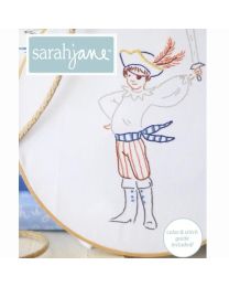 Pirate Kids Embroidery Pattern from Sarah June