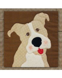 Pit Bull Precut Prefused Applique Kit by Leanne Anderson for The Whole Country Caboodle