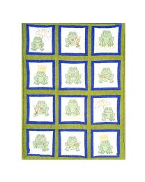 Quilt Squares Frog Theme from Jack Dempsey Inc