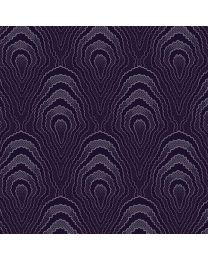 Reminiscence Moire Purple from Andover Fabric
