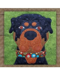 Rottweiler Precut Prefused Applique Kit by Leanne Anderson for The Whole Country Caboodle