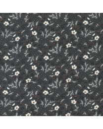 Rustic Gatherings Small Floral Charcoal by Primitive Gatherings for Moda