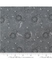 Rustic Gatherings Swirling Flowers Graphite by Primitive Gatherings for Moda