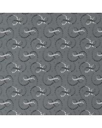 Rustic Gatherings Swirly Dots Graphite by Primitive Gatherings for Moda