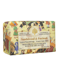Sandalwood  Patchouli Soap 7oz Soap Bar by Wavertree  London