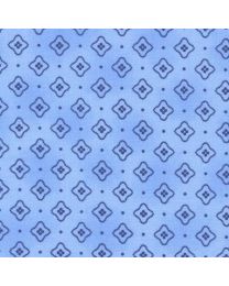 Sara Geometric Blue by Debbie Beaves Collection for Robert Kaufman