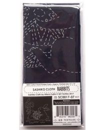 Sashiko Cloth Rabiits by QH Textiles